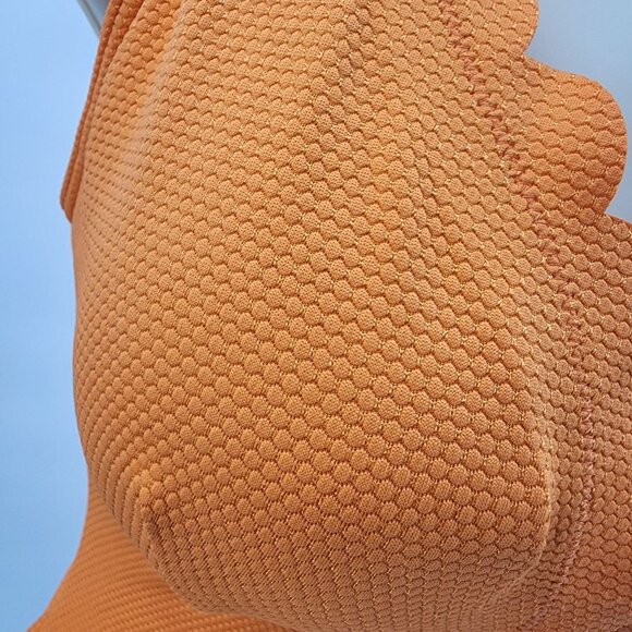 Kate Spade Womens Small Orange Scalloped One-Piece Swimsuit NEW $148 - Picture 6 of 9